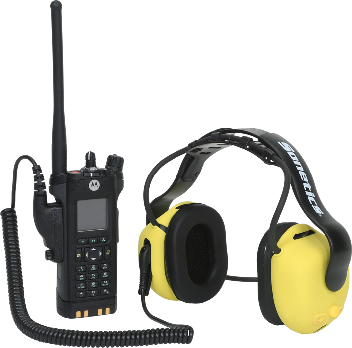 Sonetics Two-Way Radio Headset with Extension